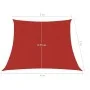 Sail awning HDPE red 160 g/m² 3/4x3 m by vidaXL, Umbrellas - Ref: Foro24-311654, Price: 32,90 €, Discount: %