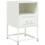 Nachttisch aus weißem Stahl 36x39x60,5 cm von , Nachttische - Ref: Foro24-846564, Preis: 45,74 €, Rabatt: %