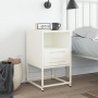 Nachttisch aus weißem Stahl 36x39x60,5 cm von , Nachttische - Ref: Foro24-846564, Preis: 45,74 €, Rabatt: %