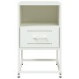 Nachttisch aus weißem Stahl 36x39x60,5 cm von , Nachttische - Ref: Foro24-846564, Preis: 45,74 €, Rabatt: %