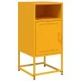 Yellow mustard steel bedside table 36x39x78 cm by , Nightstands - Ref: Foro24-846572, Price: 53,99 €, Discount: %
