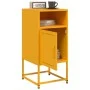Yellow mustard steel bedside table 36x39x78 cm by , Nightstands - Ref: Foro24-846572, Price: 53,99 €, Discount: %