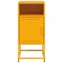 Yellow mustard steel bedside table 36x39x78 cm by , Nightstands - Ref: Foro24-846572, Price: 53,99 €, Discount: %