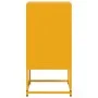Yellow mustard steel bedside table 36x39x78 cm by , Nightstands - Ref: Foro24-846572, Price: 53,99 €, Discount: %