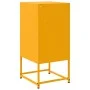 Yellow mustard steel bedside table 36x39x78 cm by , Nightstands - Ref: Foro24-846572, Price: 53,99 €, Discount: %
