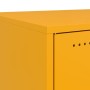 Mesita de noche acero amarillo mostaza 36x39x78 cm de , Mesitas de noche - Ref: Foro24-846572, Precio: 54,51 €, Descuento: %