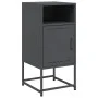 Nachttisch aus anthrazitgrauem Stahl, 36x39x78 cm. von , Nachttische - Ref: Foro24-846570, Preis: 64,64 €, Rabatt: %