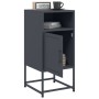Bedside table in anthracite gray steel, 36x39x78 cm. by , Nightstands - Ref: Foro24-846570, Price: 65,50 €, Discount: %