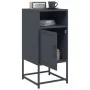 Nachttisch aus anthrazitgrauem Stahl, 36x39x78 cm. von , Nachttische - Ref: Foro24-846570, Preis: 64,64 €, Rabatt: %