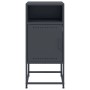 Bedside table in anthracite gray steel, 36x39x78 cm. by , Nightstands - Ref: Foro24-846570, Price: 65,50 €, Discount: %