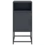 Nachttisch aus anthrazitgrauem Stahl, 36x39x78 cm. von , Nachttische - Ref: Foro24-846570, Preis: 64,64 €, Rabatt: %
