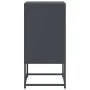 Nachttisch aus anthrazitgrauem Stahl, 36x39x78 cm. von , Nachttische - Ref: Foro24-846570, Preis: 64,64 €, Rabatt: %