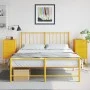 Bedside tables 2 units mustard yellow steel 36x39x78 cm by , Nightstands - Ref: Foro24-846585, Price: 119,04 €, Discount: %