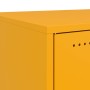Bedside tables 2 units mustard yellow steel 36x39x78 cm by , Nightstands - Ref: Foro24-846585, Price: 120,20 €, Discount: %