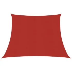 Red HDPE sail shade 160 g/m² 4/5x3 m by vidaXL, Umbrellas - Ref: Foro24-311655, Price: 43,87 €, Discount: %