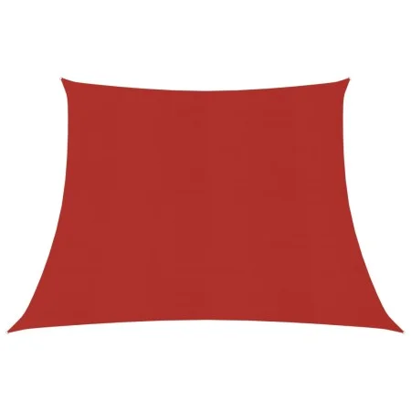 Red HDPE sail shade 160 g/m² 4/5x3 m by vidaXL, Umbrellas - Ref: Foro24-311655, Price: 43,87 €, Discount: %