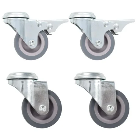 Swivel wheels with pin hole 16 units 50 mm by , Material handling - Ref: Foro24-277883, Price: 52,65 €, Discount: %