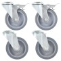 Drehbare Räder mit Loch für Bolzen 32 Stück 100 mm von , Materialhandhabung - Ref: Foro24-277895, Preis: 171,02 €, Rabatt: %