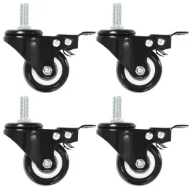 Swivel wheels with brakes 8 units 50 mm by , Material handling - Ref: Foro24-277931, Price: 32,74 €, Discount: %