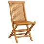 Gartenstühle 2 Stück Teakholz mit leuchtend grünen Kissen von , Gartenstühle - Ref: Foro24-3062486, Preis: 142,62 €, Rabatt: %