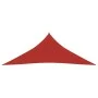 Toldo de vela rojo HDPE 160 g/m² 4,5x4,5x4,5 m de vidaXL, Sombrillas - Ref: Foro24-311645, Precio: 28,75 €, Descuento: %