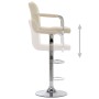 Barhocker für die Küchentheke, 2 Stück, Stoff in Cremefarbe. von , Küchenhocker - Ref: Foro24-283421, Preis: 129,26 €, Rabatt: %