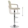 Kitchen bar stools, 2 units, cream-colored fabric. by , Kitchen stools - Ref: Foro24-283421, Price: 127,97 €, Discount: %