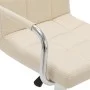 Kitchen bar stools, 2 units, cream-colored fabric. by , Kitchen stools - Ref: Foro24-283421, Price: 127,97 €, Discount: %