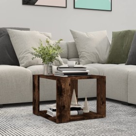 Rauchige Eichenholz-Sperrholz-Couchtisch 40x40x30 cm von , Couchtisch - Ref: Foro24-815168, Preis: 30,82 €, Rabatt: %