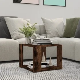Rauchige Eichenholz-Sperrholz-Couchtisch 40x40x30 cm von , Couchtisch - Ref: Foro24-815168, Preis: 30,52 €, Rabatt: %