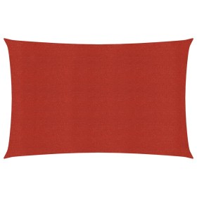 Red HDPE sail awning 160 g/m² 3.5x5 m by vidaXL, Umbrellas - Ref: Foro24-311627, Price: 43,08 €, Discount: %