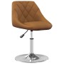 Drehbare Esszimmerstühle, 2 Stück, braunes Samtgewebe. von , Essstühle - Ref: Foro24-335281, Preis: 119,41 €, Rabatt: %