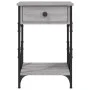 Nachttische 2 Stück aus grauem Sperrholz 40x42x60 cm von , Nachttische - Ref: Foro24-826342, Preis: 84,55 €, Rabatt: %