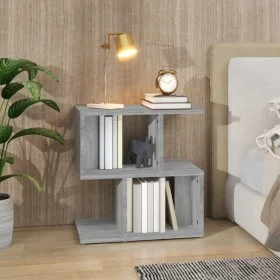 Bedside table made of gray Sonoma plywood, measuring 50x30x51.5 cm. by , Nightstands - Ref: Foro24-815830, Price: 41,87 €, Di...