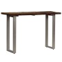Console table made of recycled wood and steel, 120x35x76 cm. by , Side tables - Ref: Foro24-246290, Price: 153,23 €, Discount: %