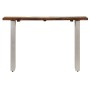 Console table made of recycled wood and steel, 120x35x76 cm. by , Side tables - Ref: Foro24-246290, Price: 153,23 €, Discount: %
