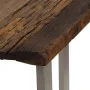 Console table made of recycled wood and steel, 120x35x76 cm. by , Side tables - Ref: Foro24-246290, Price: 150,19 €, Discount: %