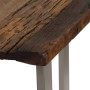 Mesa consola madera reciclada y acero 120x35x76 cm de , Mesas auxiliares - Ref: Foro24-246290, Precio: 153,15 €, Descuento: %