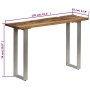 Mesa consola madera reciclada y acero 120x35x76 cm de , Mesas auxiliares - Ref: Foro24-246290, Precio: 153,15 €, Descuento: %