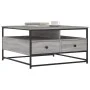 Engineered wood Sonoma gray coffee table 80x80x45 cm by , Coffee table - Ref: Foro24-835292, Price: 87,65 €, Discount: %