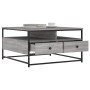 Engineered wood Sonoma gray coffee table 80x80x45 cm by , Coffee table - Ref: Foro24-835292, Price: 89,08 €, Discount: %