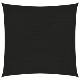 Toldo de vela HDPE negro 160 g/m² 2x2 m de vidaXL, Sombrillas - Ref: Foro24-311712, Precio: 21,25 €, Descuento: %