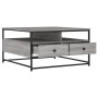 Engineered wood Sonoma gray coffee table 80x80x45 cm by , Coffee table - Ref: Foro24-835292, Price: 89,08 €, Discount: %