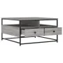 Engineered wood Sonoma gray coffee table 80x80x45 cm by , Coffee table - Ref: Foro24-835292, Price: 87,65 €, Discount: %