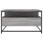Engineered wood Sonoma gray coffee table 80x80x45 cm by , Coffee table - Ref: Foro24-835292, Price: 89,08 €, Discount: %