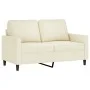 Set of sofas with 4 cream velvet cushions. by , Sofas - Ref: Foro24-3201494, Price: 746,38 €, Discount: %