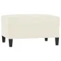 Set of sofas with 4 cream velvet cushions. by , Sofas - Ref: Foro24-3201494, Price: 746,38 €, Discount: %