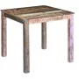 Solid recycled wood dining table 80x82x76 cm by , Kitchen and dining tables - Ref: Foro24-243452, Price: 235,50 €, Discount: %