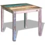 Solid recycled wood dining table 80x82x76 cm by , Kitchen and dining tables - Ref: Foro24-243452, Price: 235,50 €, Discount: %