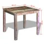 Solid recycled wood dining table 80x82x76 cm by , Kitchen and dining tables - Ref: Foro24-243452, Price: 235,50 €, Discount: %